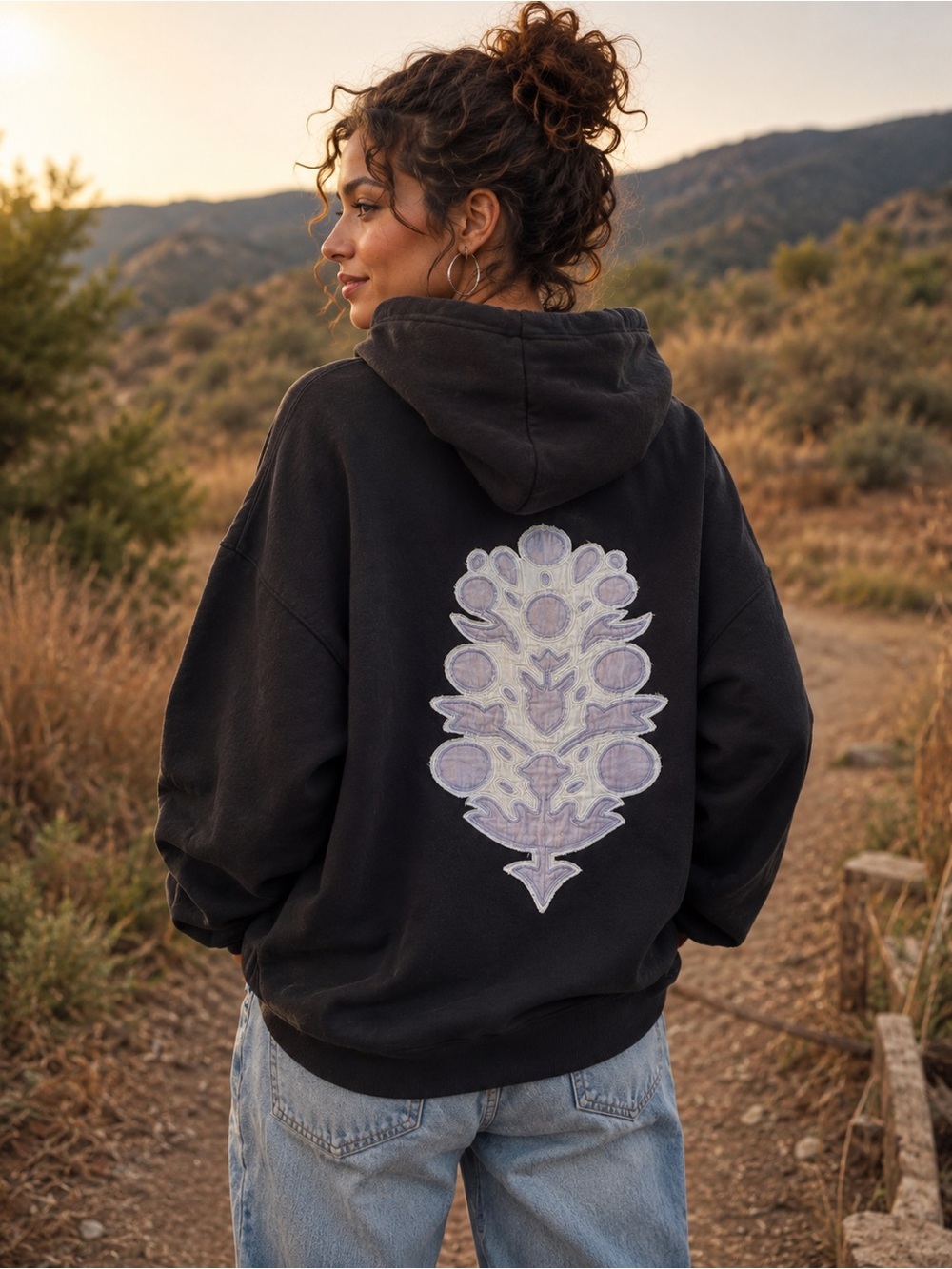 Free People Movement Sprint to the Finish logo hoodie NWT